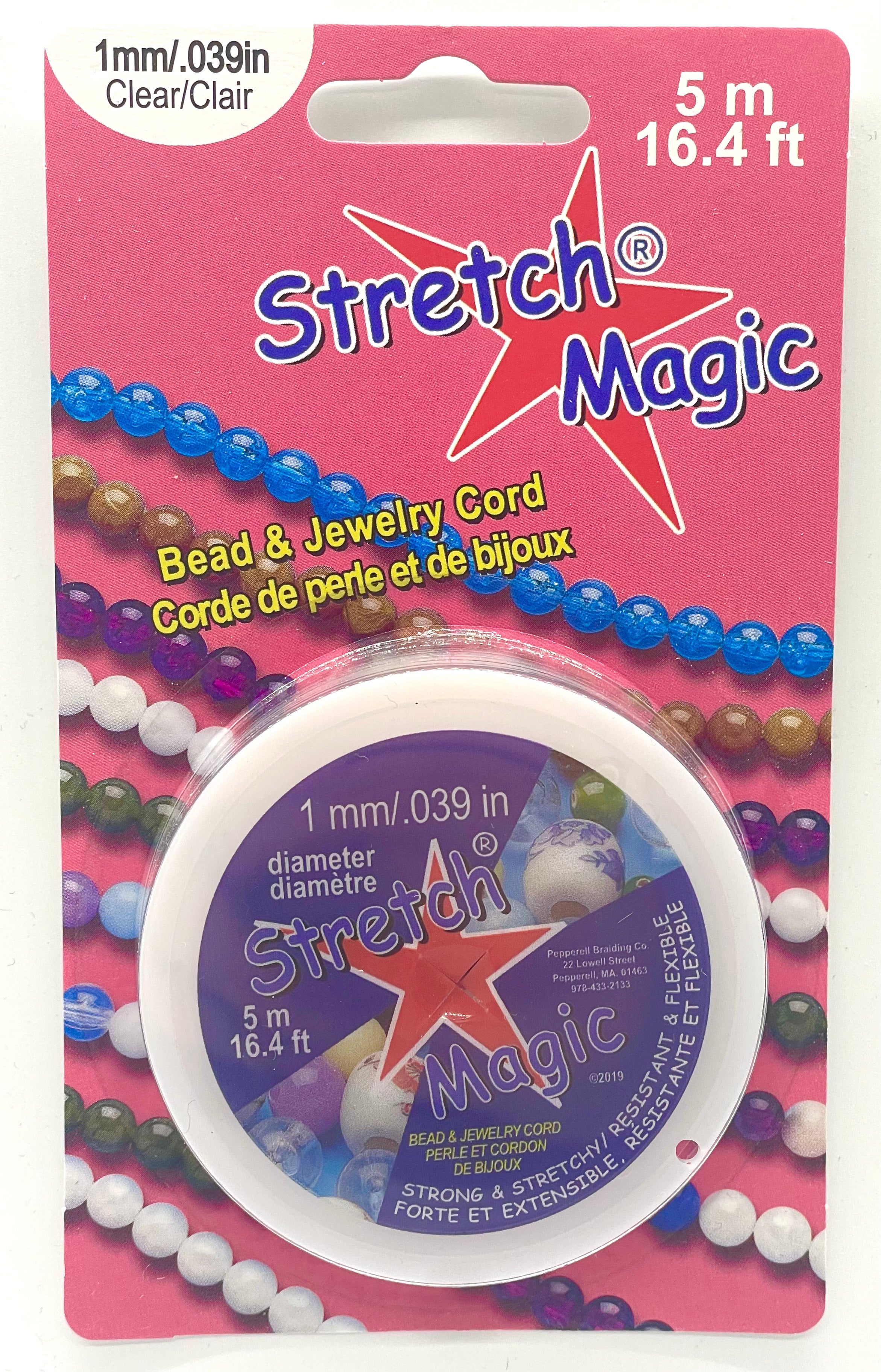 Stretch Magic® 1mm Clear Elastic Jewelry Cord